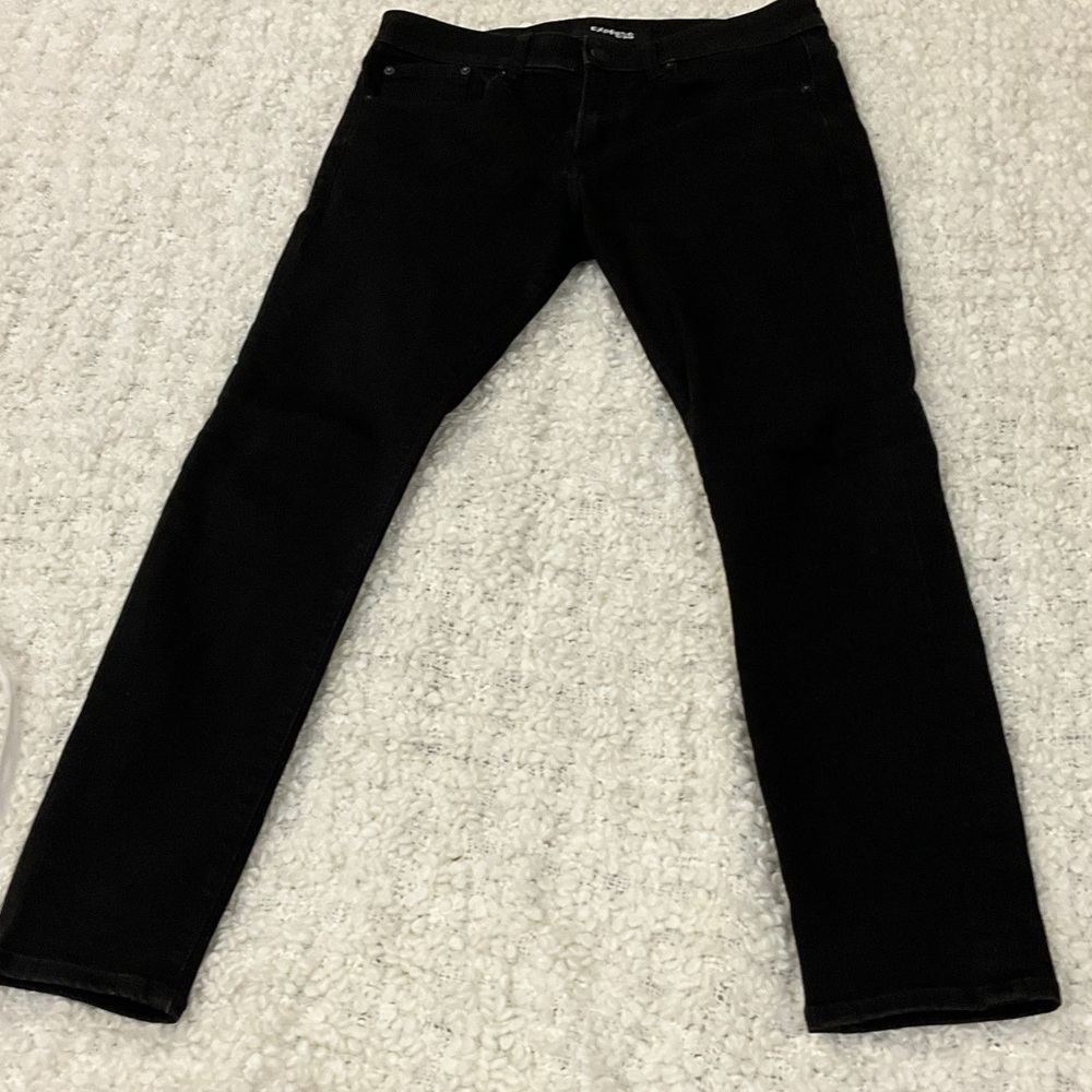 Express Charcoal Denim Pants